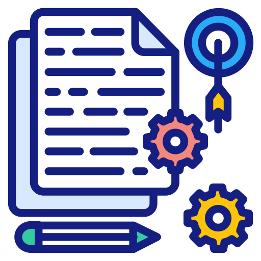 Creative content writing concept