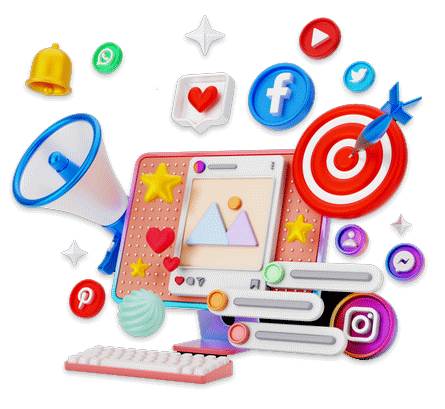 Digital marketing strategy graphic