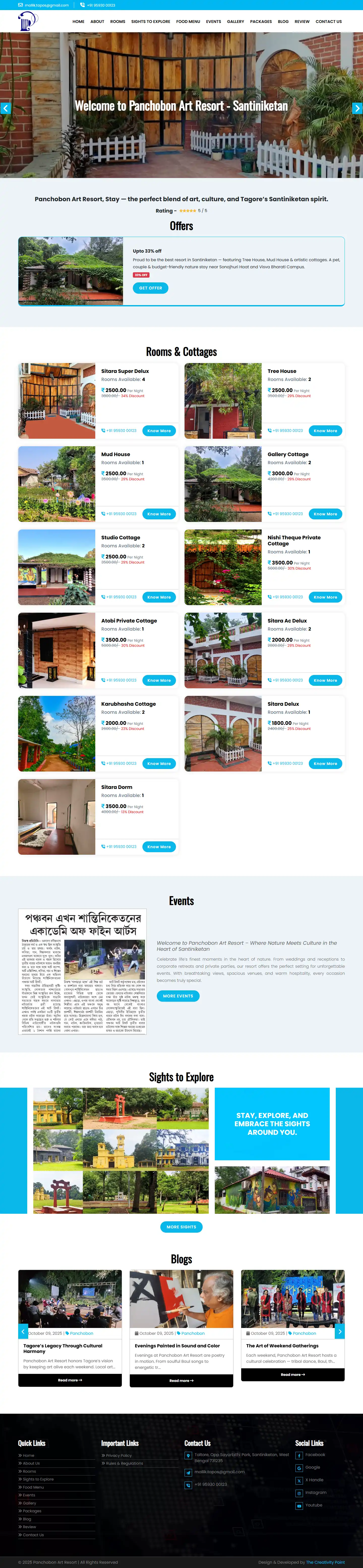 Professional website project showcase