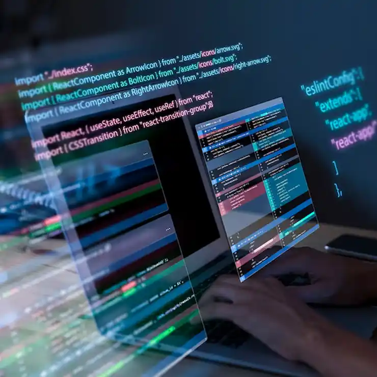 Responsive website layout sample